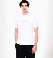ea7 para hombre 7m001562af17789 camiseta premium label blanco m casual algodon manga corta