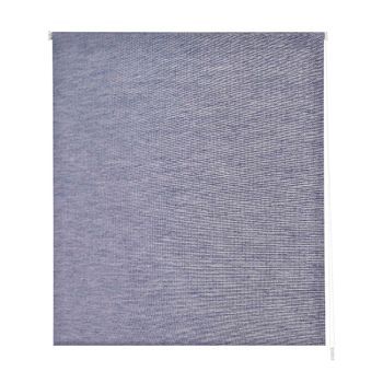 Estoralis - Estor Enrollable Translucido | Falso Liso | 160 X 255 Cm (ancho/alto) Tamaño Tela 157 X 250 Cm | Bran  Marino