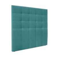 cabecero de tela aqualine capitone hasta el suelo 160x120cm camas 150160 - turquesa