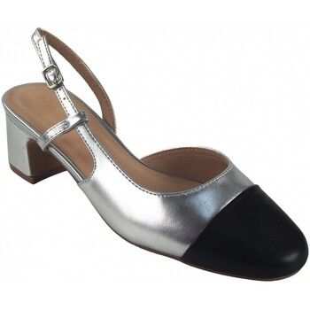 Bienve Mocasines Zapato señora b3055 plata para mujer