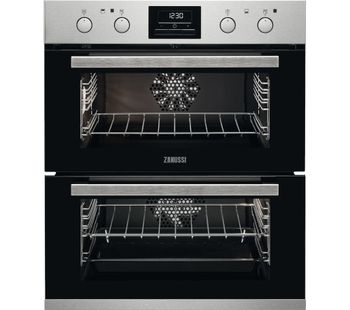 ZANUSSI ZOF35802XK Electric Built Under Double Oven - Stainless Steel, Stainless Steel