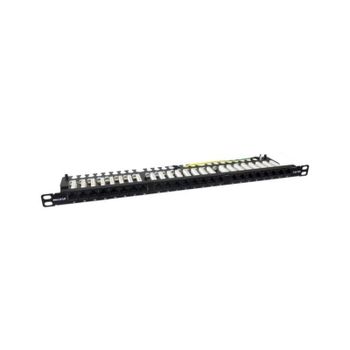 Patch Panel Phasak PU 4811 24P Cat.6A UTP RJ45 Dual 0.5U Slim Rack 19