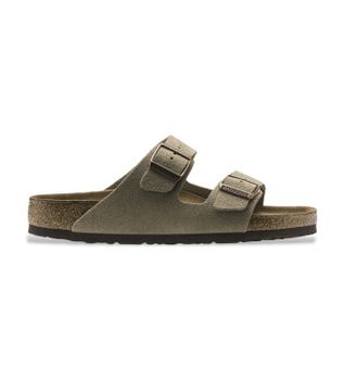 Birkenstock para hombre. 951301 Sandalias de Piel Arizona Soft (Ajuste Regular) marrón (44), Plano, Ninguno, Casual
