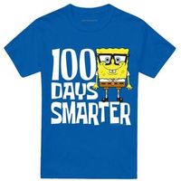 spongebob squarepants camiseta 100 days smarter para mujer