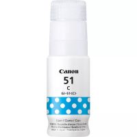 botella de tinta original canon gi-51c 70ml cian
