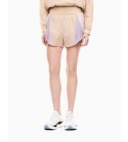 ea7 para mujer 7w001012af20849 pantalon corto de nailon beige xs deportivo nylon manga corta