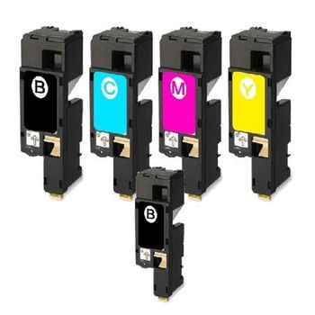 Compatible Multipack Dell C1765nf Printer Toner Cartridges (5 Pack) -593-11140
