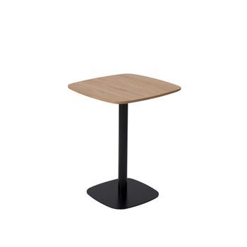 Mesa Sunset Black 70 Cm De Madera 74.50*60*60 Cm - Madera Natural