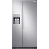 samsung american-style fridge freezer inox rs50n3513s8eu silver