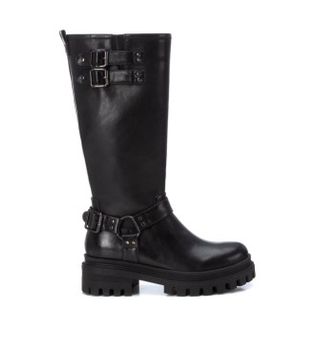 Xti para mujer. 14300501-NEGRO Botas 143005 Negro (36), Plano, Cremallera, Casual