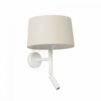 aplique de pared con lector led windsor lino 3w