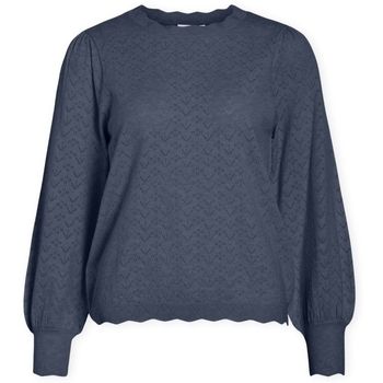 Vila Jersey Emi Knit - Vintage Indigo para mujer