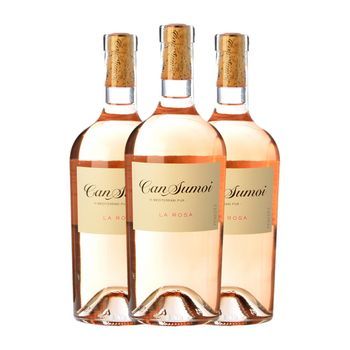 Can Sumoi Vino Rosado La Rosa Penedès Joven 75 Cl 11% Vol. (pack De 3 Unidades)