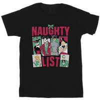 dessins animes camiseta naughty list para nina