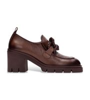 hispanitas para mujer hi254331 mocasines de piel zurich marron 40 5 a 8cm ninguno casual clasico