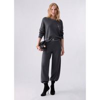 liu jo pantalones pantalones con cuciture a contrasto para mujer