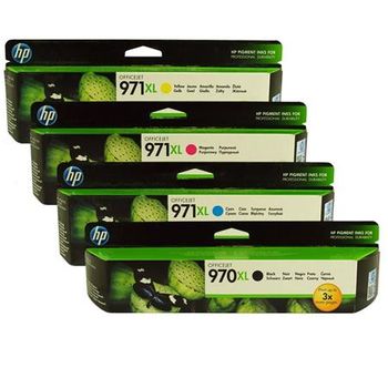 HP 970XL/971XL Full Set Original Inks (4 Pack)