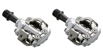 Pedales de mtb shimano pd m540 clipless plata
