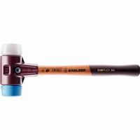 halder simplex maza tpe blandosuperplastico con carcasa de hierro maleable y mango de madera de alta calidad - d60 mm - 3017060