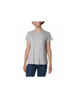 camiseta de montana columbia trekr graphic mujer gris