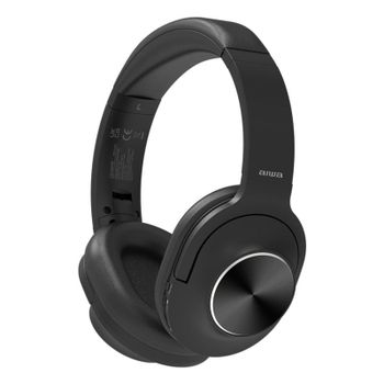 Auriculares Aiwa inalámbricos Bluetooth ANC con micrófono, USB-C, negros