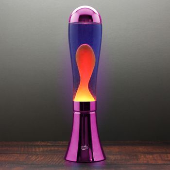 BIG BLOB Metallic Purple Lava Lamp - Yellow/Purple
