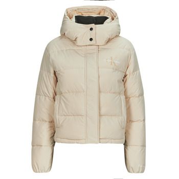 Calvin Klein Jeans Abrigo de plumas MONOLOGO NON DOWN SHORT PUFFER para mujer