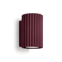 aplique de pared borgona aluminio alt 10 cm