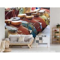 fotomural vinilo motos vintage 500 x 300 cm