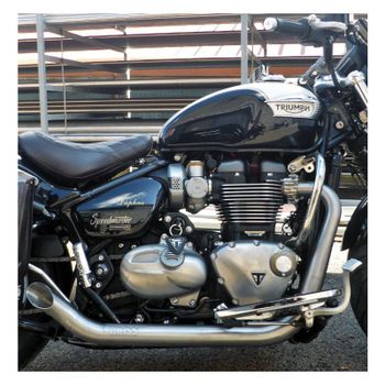 Sistema de escape Triumph Bonneville 1200 Speedmaster E4 Mass Hot Rod 2-2