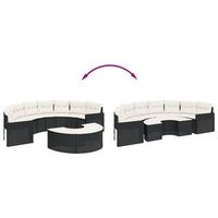 conjunto de ocio de jardin diseno semicircular juego de 2 piezas