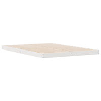 cama matrimonial  cama doble  estructura de cama de suelo madera maciza de pino 160x220 cm cfw33620