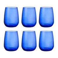juego de 6 vasos altos vidrio 43 cl