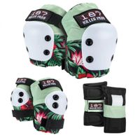 187 killer pads jr six pack set - hibiscus - pink green black