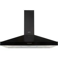 farmhouse 90 chimney cooker hood - black black