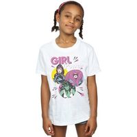 marvel camiseta girl power para nina
