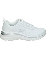 zapatillas skechers fashion fit effortless blancas con memory foam 38