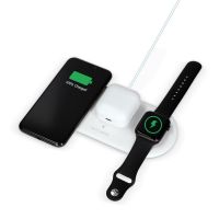 ksix cargador inalambrico quickcharge 15w blanco