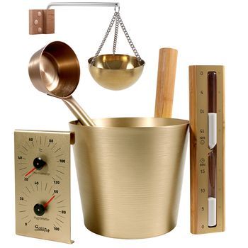Accesorios Para Sauna Thera Gold - Juego Completo