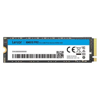 Lexar NM610PRO 500GB SSD M.2 PCI Express 3.0 NVMe