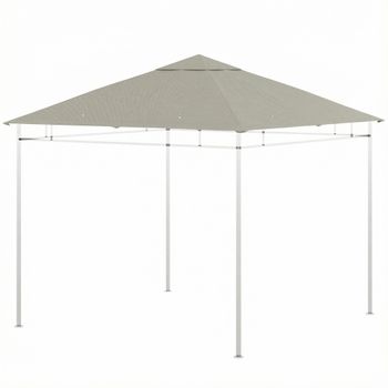 Outsunny Tela de repuesto para pabellón pérgola carpa cubierta de reemplazo gazebo jardín poliéster 180 g/m² 3 x 3 m gris   Aosom España