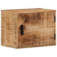 mesita de noche  mesilla de noche de pared madera maciza de acacia 40x30x25 cm cfw351840