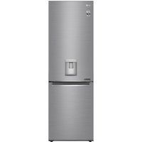 lg gbf61pzjzn 7030 fridge freezer - steel cream