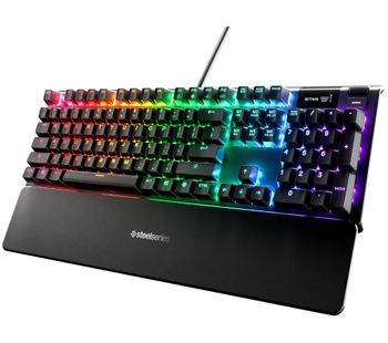 STEELSERIES Apex 5 Mechanical Gaming Keyboard, Blue