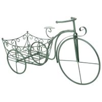 soporte macetero verde 61x22x36h cm