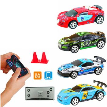 1/58 2.4G 4CH Coche Mini RC Eléctrico Controlado por App Radio Control Coches de Carreras Mini Modelo de Juguetes