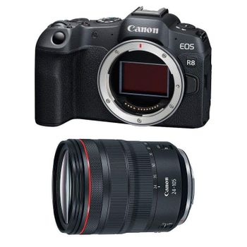 Cámara Mirrorless Canon EOS R8 24.2MP 4K UHD 24-105mm Sensor Full-Frame WiFi Bluetooth