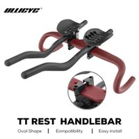 ullicyc bicicleta de carretera para triatlon y contrarreloj manillar tt de carbono completo 3k 35  55    para extension de manillar aero con clip