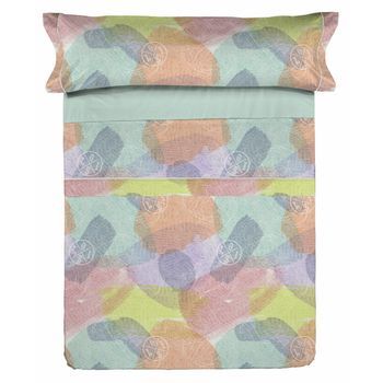 Juego De Sábanas Lois Anibal Azul Cama De 180