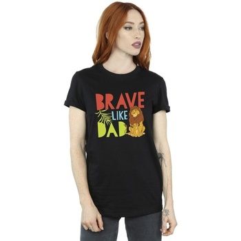 Disney Camiseta The Lion King Brave Like Dad para mujer